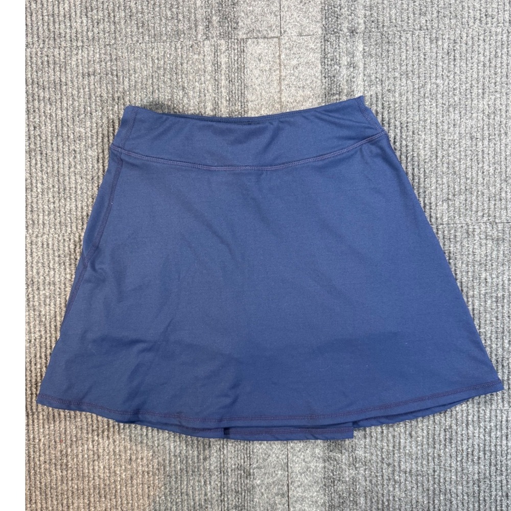 Eddie Bauer Girls XL 16 Navy Blue Active Skort Athletic Skirt with Shorts